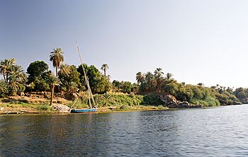Aswan, Elephantine, west bank, Egypt, Oct 2004.jpg