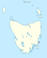 Australia Tasmania location map Maria Island