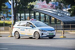 BYD e6 (2nd generation) taxi in Shenzhen