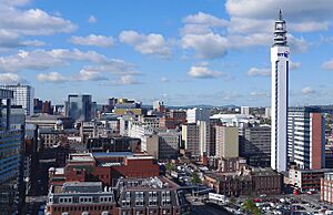 Birmingham skyline from Snowhill