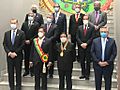 Canciller Andrés Allamand participa del saludo protocolar al Presidente de Bolivia, Luis Arce, y al Vicepresidente, David Choquehuanca 02