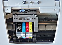 Canon S520 ink jet printer - opened
