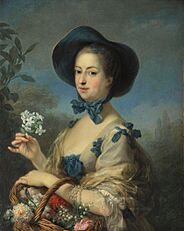 Charles André Van Loo - Madame de Pompadour en belle jardinière - v.1754-1755