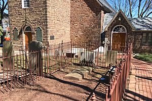 Christ Church Churchyard, New Brunswick, NJ - Beach family graves.jpg