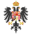 Coat of Arms of Charles V Holy Roman Emperor, Charles I as King of Spain (In Italy)