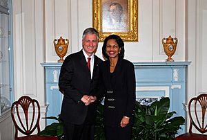 Condoleezza Rice and Robert O'Brien