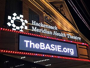 Count Basie Center for the Arts - Hackensack Meridian Health Theatre Marquee