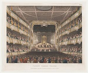 Covent Garden Theatre (Microcosm of London, plate 27) MET DP873999