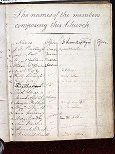 Cradley Heath Baptist Church 1833 Church Book Page 12
