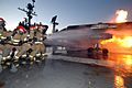 DOD mobile aircraft firefighting training device