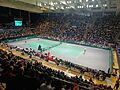 Davis Cup match (doubles) between Serbia and Greece, September 2024