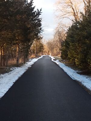 East Hill Recreation Way in winter