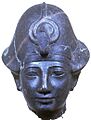 Egyptian - Statue Head of King Amenhotep II with the "Blue Crown" - Walters 22229
