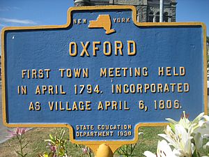 First Town Meeting Oxford NY