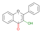Flavonol skeleton colored