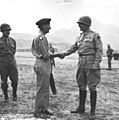 Gen. Bernard Law Montgomery and Lt. Gen. George S. Patton, Jr.,