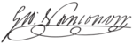 George Vancouver Signature.svg