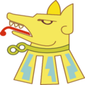 Glifo prehispánico de Nezahualcóyotl