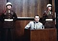 Goering on trial (color)