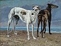 Gustave Courbet - The Greyhounds of the Comte de Choiseul