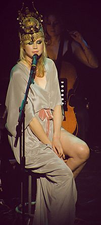 Gwendoline Christie at the London Palladium 15 November 2009