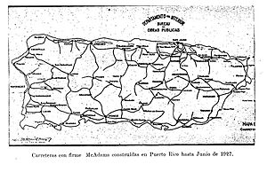 Highways in Puerto Rico by 1927
