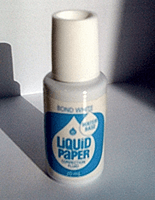 Liquid paper