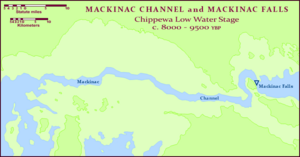 Mackinac Channel and Falls