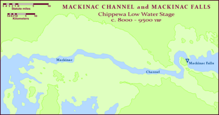 Mackinac Channel and Falls