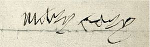 Mary Boleyn Carey signature