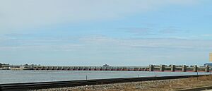 Mississippi River Lock and Dam No. 4 from WIS35