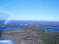 Molega and Panhook Lake from the air