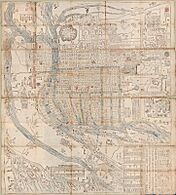 Newly compiled and enlarged plan of Ōsaka (14042582876)