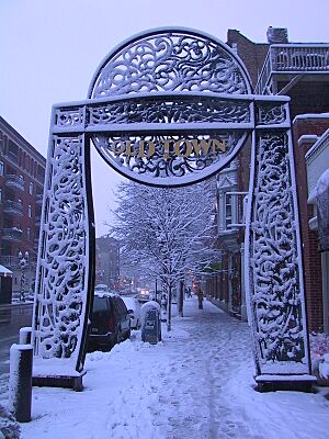 Old town sign