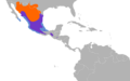 Passerina versicolor map