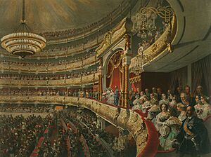 Performance in the Bolshoi Theatre