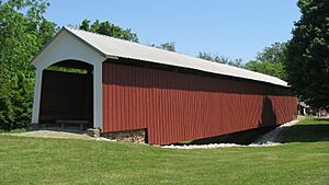 Possum Bottom Covered Bridge, southwestern angle