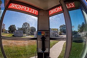 Prairie Grove Airlight Outdoor Telephone Booth - Prairie Grove Arkansas - by Jamie Seed
