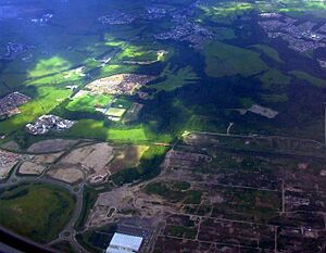 Ravenscraig from the air