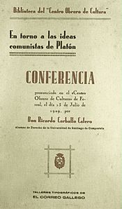 Ricardo Carballo Calero- En torno a las ideas comunistas de Platón