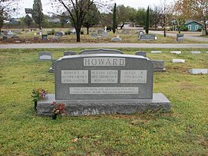 Robert E Howard family headstone