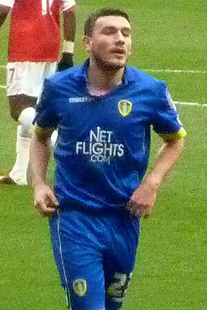 Robert Snodgrass Arsenal vs Leeds FA Cup 3rd round 2011