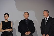 Rooney Mara, Daniel Craig and David Fincher (2012) 3