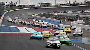 Roval Backstretch Pace Lap 2018