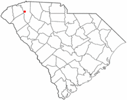 Location of City View, South Carolina