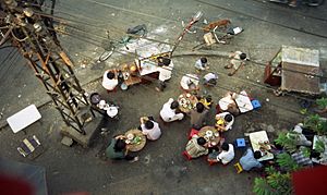 Saigon Street Corner Dining (at noon)