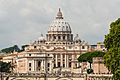 Saint Peter's Basilica facade, Rome, Italy