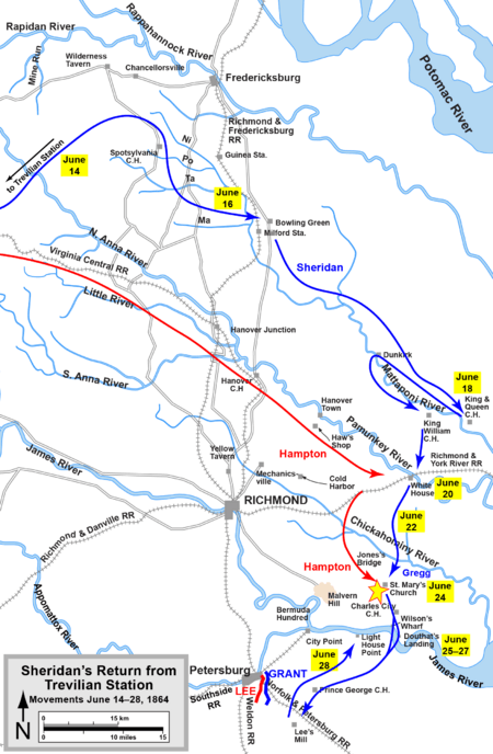 Sheridan's Trevilian Station Raid return