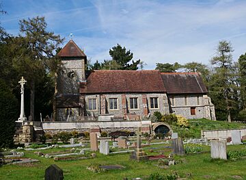 South Face of the Church of Saint Giles, Farnborough (01)