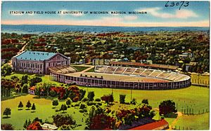 Stadium and field house at University of Wisconsin, Madison, Wisconsin (63073)